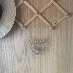 ANTHRO Pastel Bib Necklace